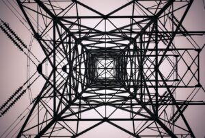 black electrical tower