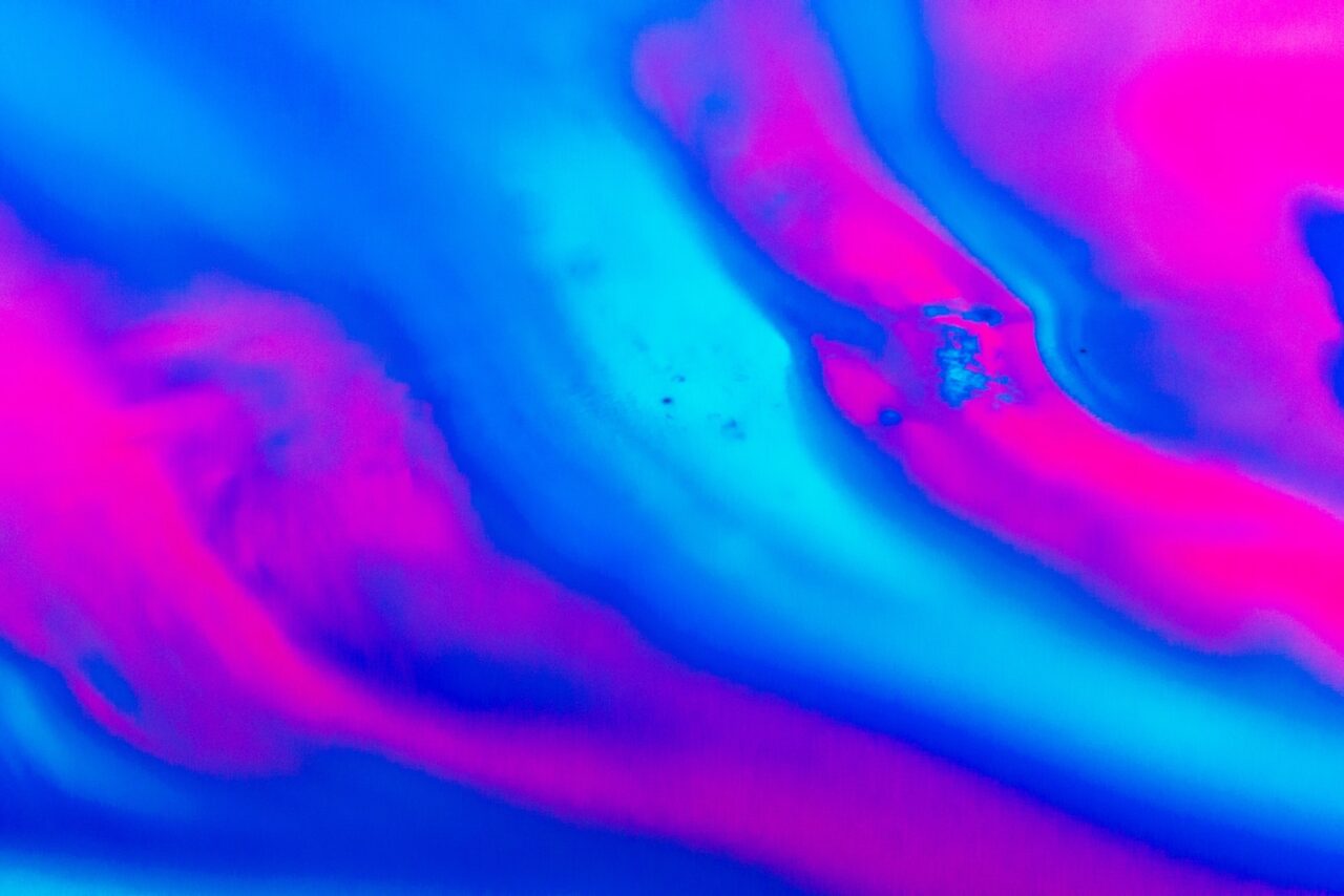 Blue and Pink Artwork