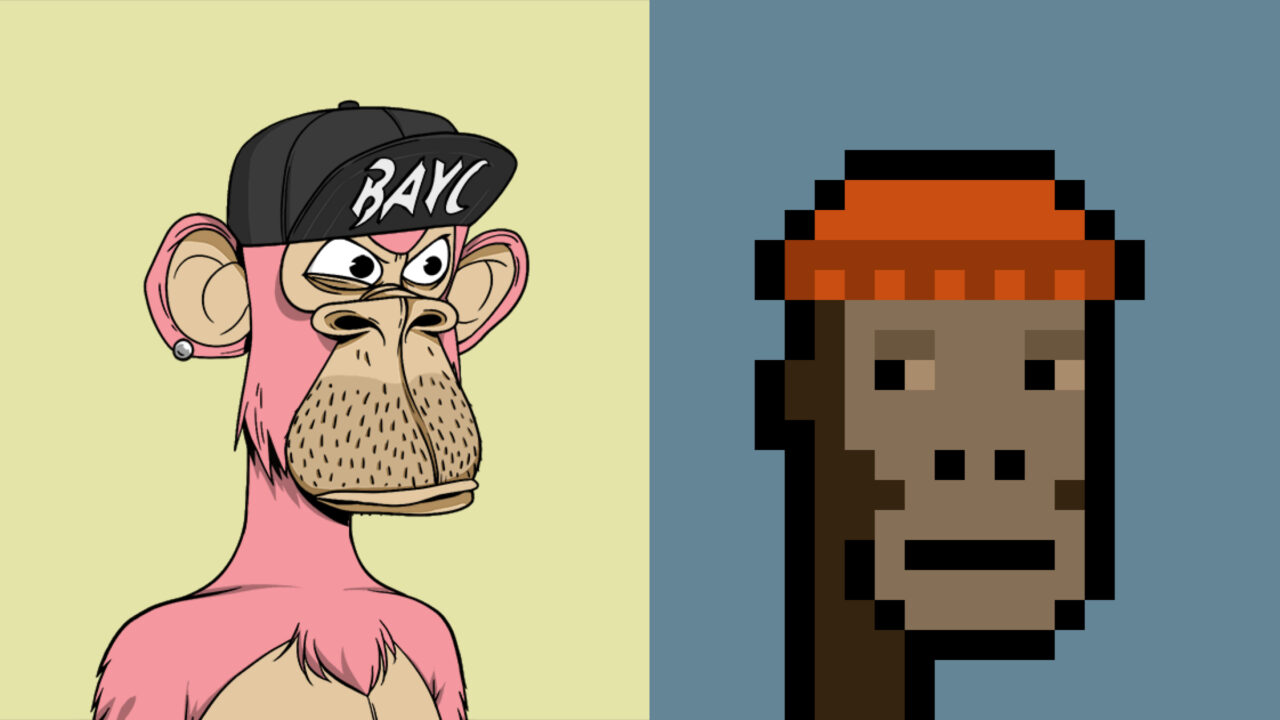 board ape bayc and crypto punk