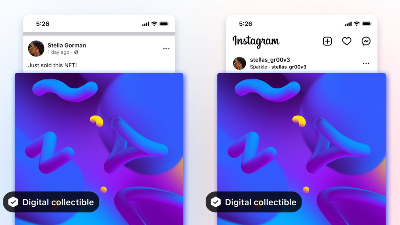 facebook instagram nft