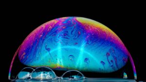 blue purple bubble