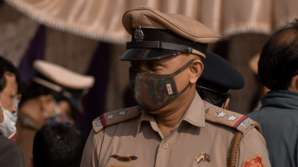indian police man